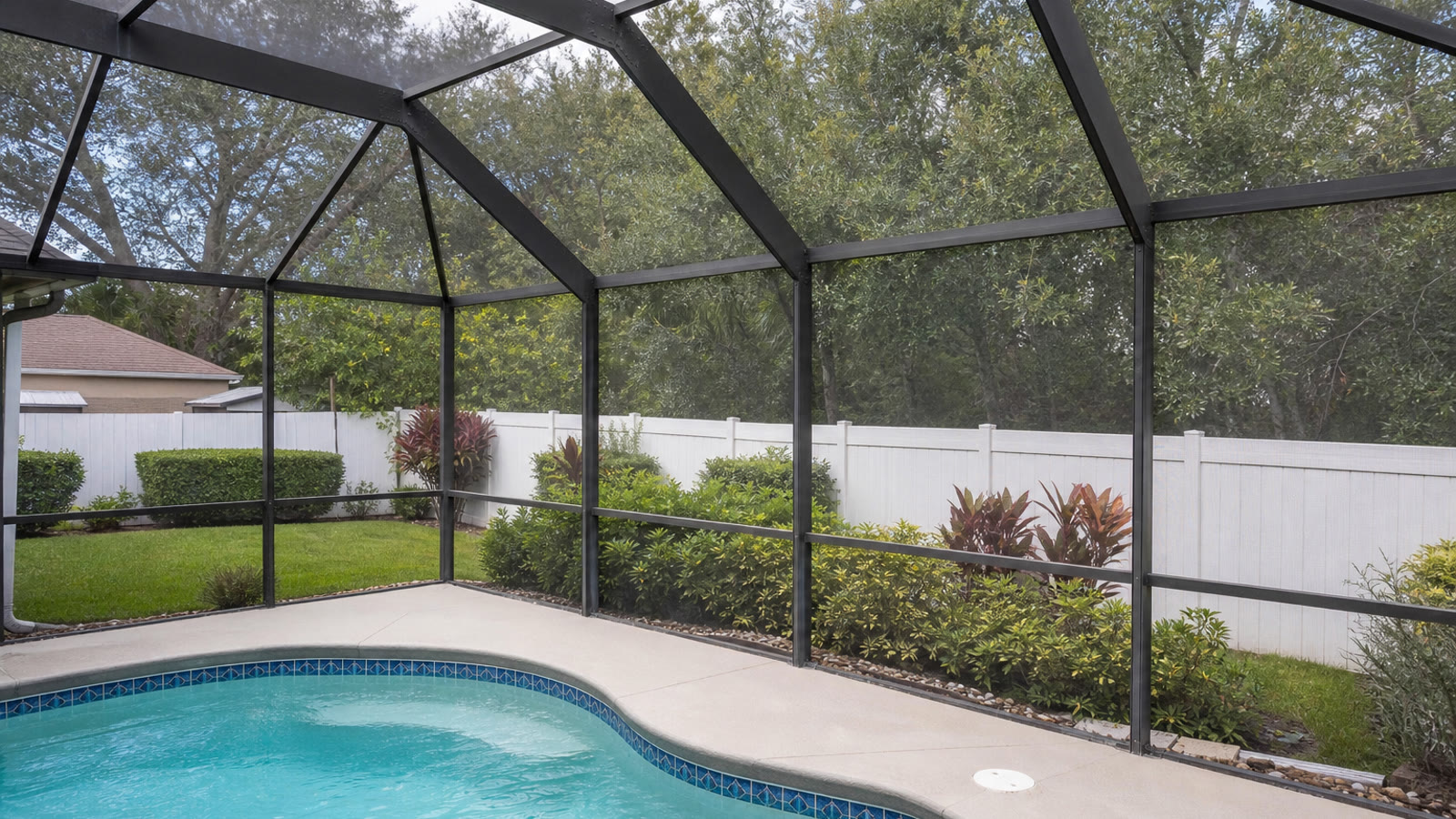 Orlando jobsite detail from orlando pool screen repair finished result photo