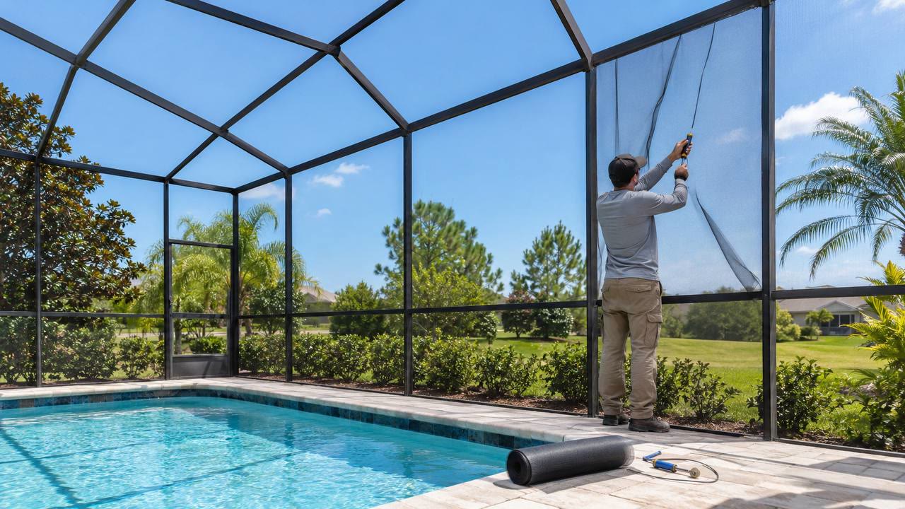 Orlando Pool Screen Repair near Orlando